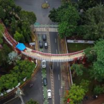 FOTO: Proyek Pembangunan Taman Bendera Pusaka Jakarta