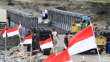 2 Jembatan Bailey Penghubung ke Kabupaten Aceh Tengah Rampung