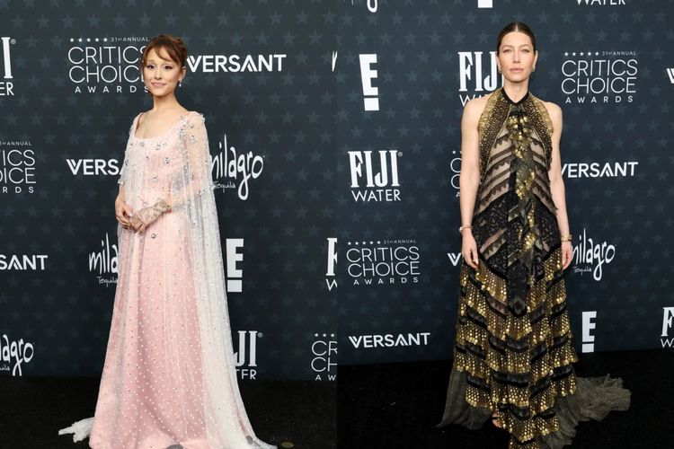 11 Artis dengan Busana Terbaik di Critics Choice Awards 2026